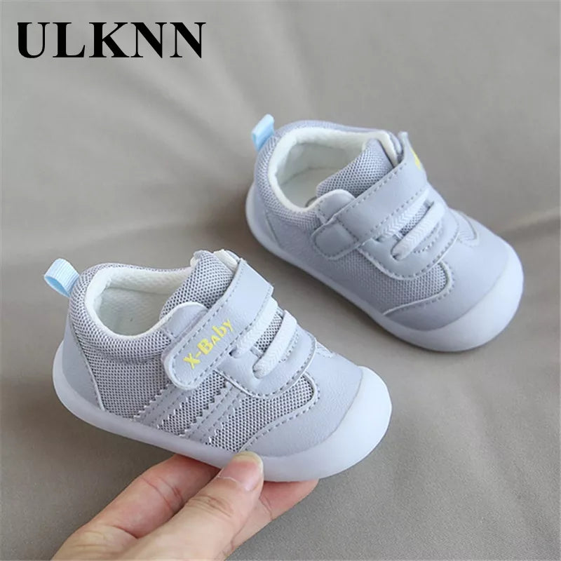 ULKNN Baby Shoes 2023 Autumn New 1-3 Year Old Boys Girls Fruit Pattern Soft Bottom Toddler Shoes Non-Slip