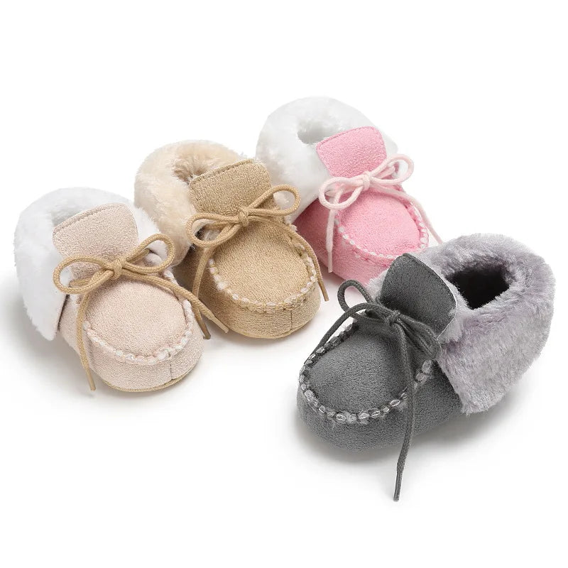 E&Bainel Winter Super Warm Baby Girl Shoes For Newborn Toddler Baby Girls  First Walkers Baby Schoenen Baby Booties  Moccasins
